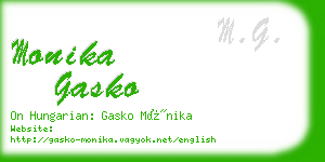 monika gasko business card